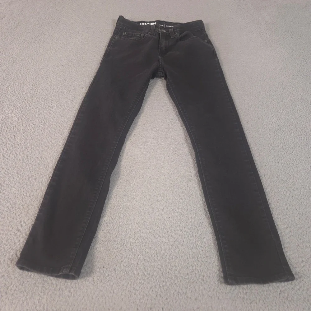 Denizen Levi's Jeans Boys 12 Black 216 Skinny Leg Skinny Fit Stretch Denim Pants